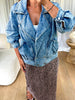 VESTE DENIM GRUSS BLEU