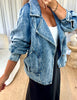 VESTE DENIM GRUSS BLEU