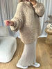 PULL COSY TAUPE