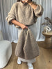 PULL COSY TAUPE