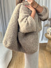 SAC BOUCLETTES HANSE CUIR TAUPE