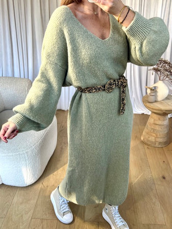 ROBE PULL DITA KAKI