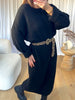 ROBE PULL OLIVIA NOIR