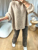 PULL COSY TAUPE