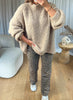 PULL COSY TAUPE