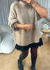 PULL COSY TAUPE