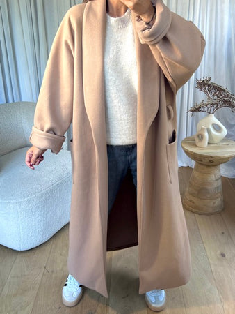 MANTEAU FRANCK CAMEL