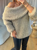 PULL BARDOT TAUPE