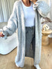 GILET LONG COSY GRIS