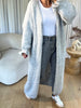 GILET LONG COSY GRIS