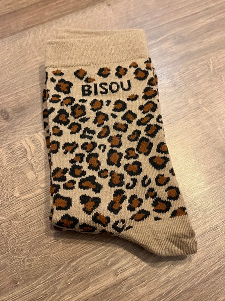 CHAUSSETTES BISOU LÉOPARD