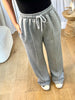 PANTALON AMPLE PINCE GRIS