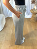 PANTALON AMPLE PINCE GRIS