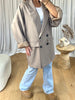 BLAZER OVERSIZE TAUPE