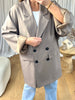 BLAZER OVERSIZE TAUPE