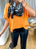 T-SHIRT UNI ORANGE