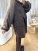 BLAZER OVERSIZE CHOCO