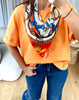 T-SHIRT UNI ORANGE