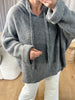 PULL CAPUCHE GRIS