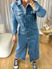 ROBE EN DENIM GRUSS BLEU