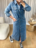 ROBE EN DENIM GRUSS BLEU