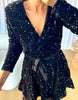 ROBE KATE SEQUINS NOIR