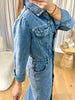 ROBE EN DENIM GRUSS BLEU