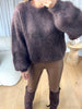 PULL MOHAIR CHOCO