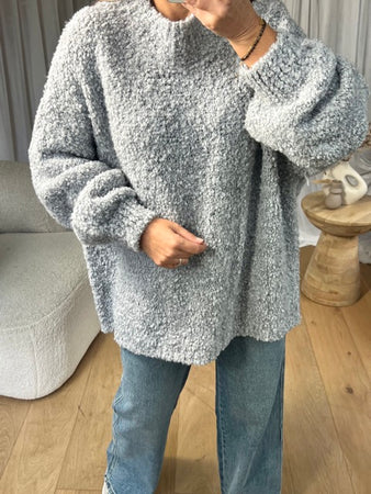 PULL COSY GRIS