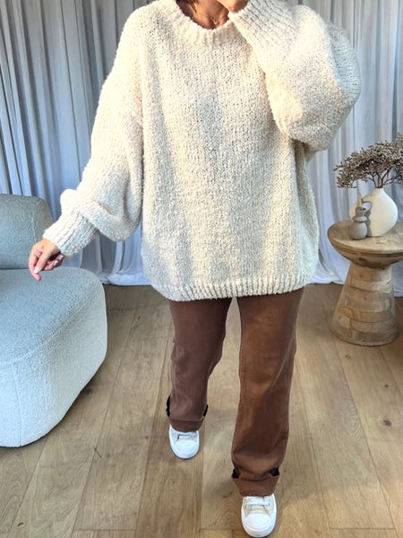 PULL COSY BEIGE