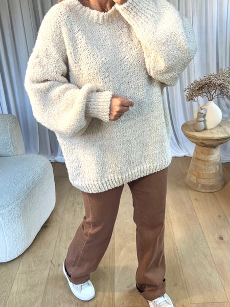 PULL COSY BEIGE