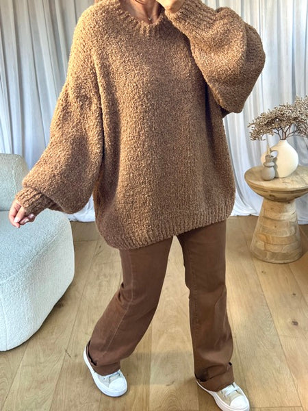 PULL COSY CAMEL