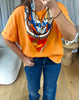 T-SHIRT UNI ORANGE